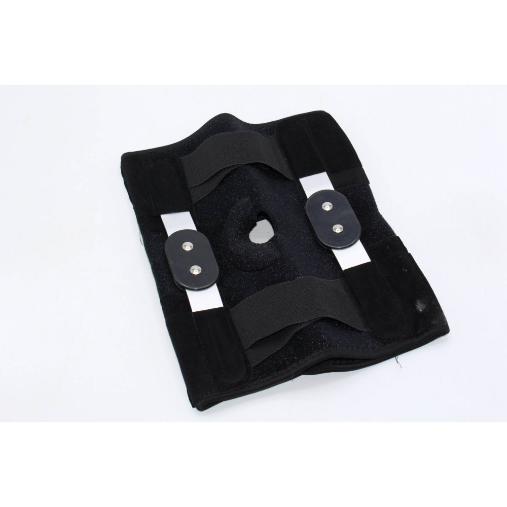 Մարմնամարզական ոտքի պաշտպանիչ ծնկի, գույնը սև 1հ-ոց, մետաղե հենակով, ծալվող