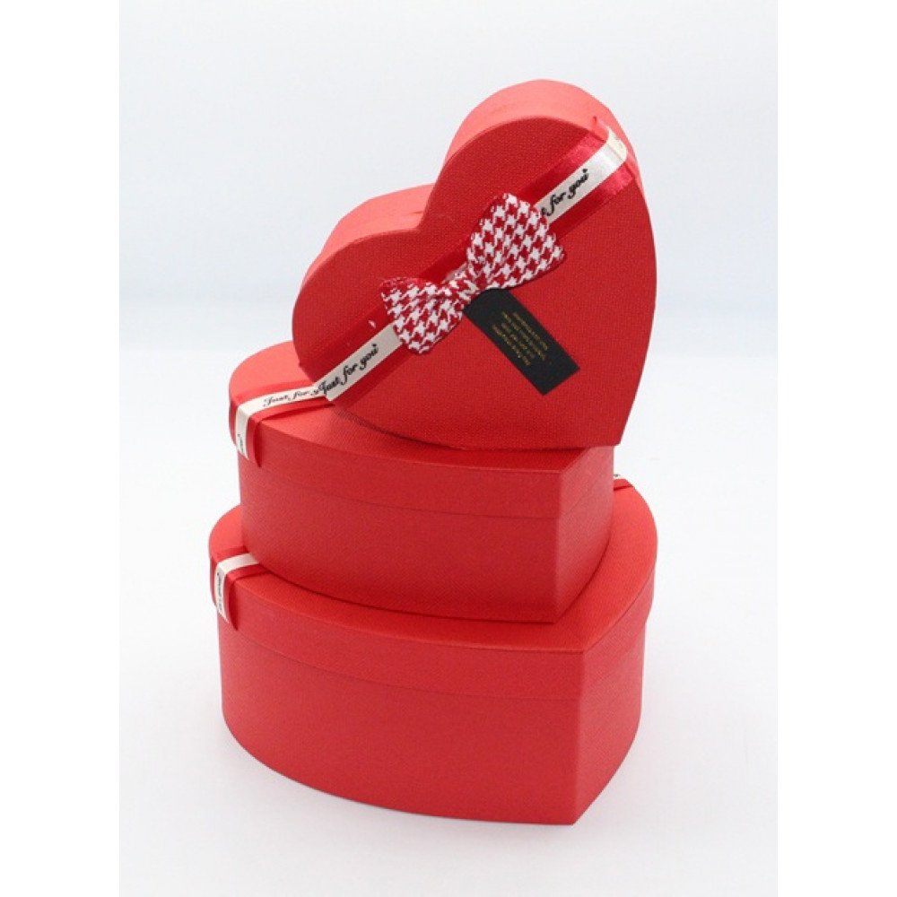 Նվերի տուփ 3հ-ոց, սիրտ /3PCS GIFT BOX/ T8022-8