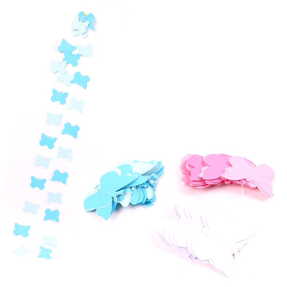 Թղթե շխթա փոքր (թիթեռնիկ թղթե բացվող ծալվող) 2մ-ոց