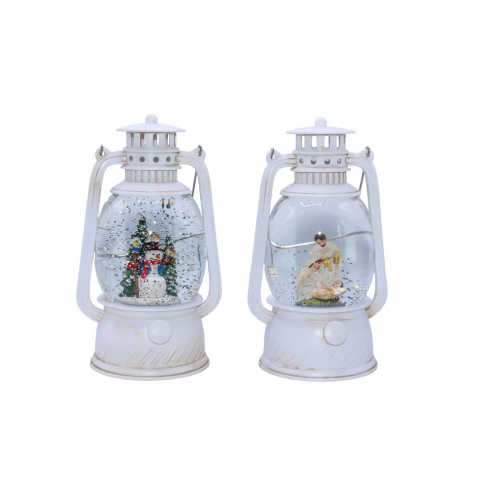 Սուրբ Ծննդյան հուշանվեր լապտեր էլ-սնուցմամբ USB + երաժշտությոն, ամանորյա զարդ