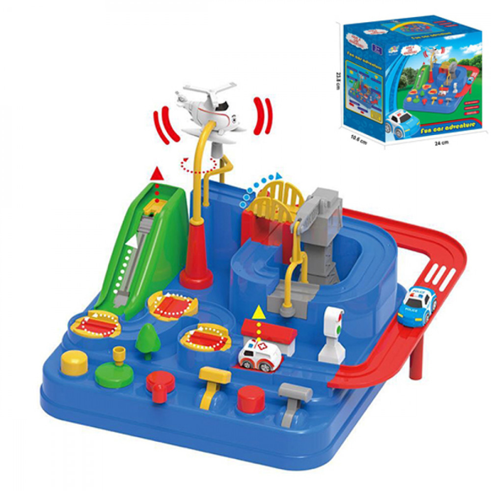 Խաղ ավտոտնակ իր մեքենայով, շարժման կառավարման մեխանիզմով. փոքր