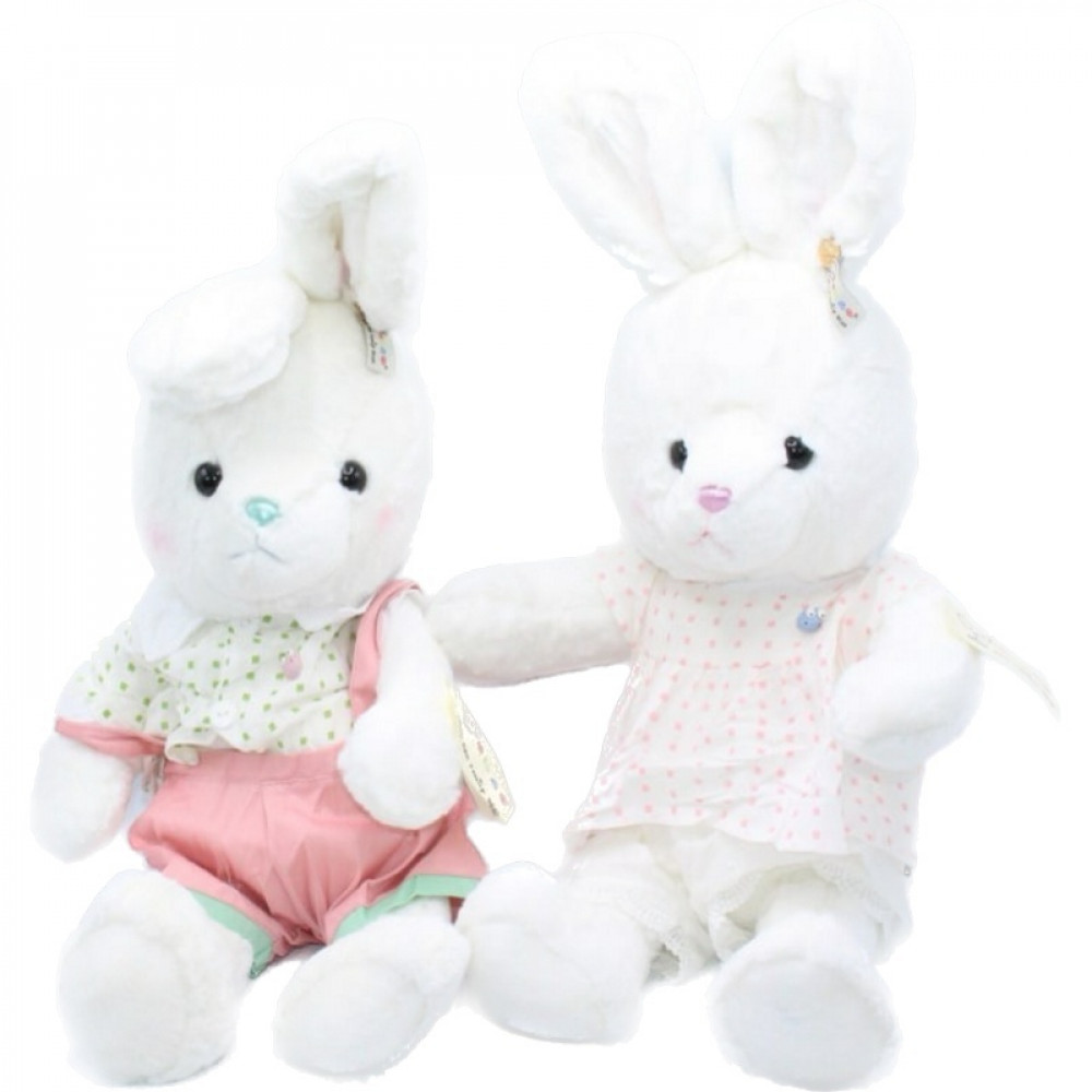 Փափուկ խաղալիք նապաստակ հագուստով 35սմ-ոց