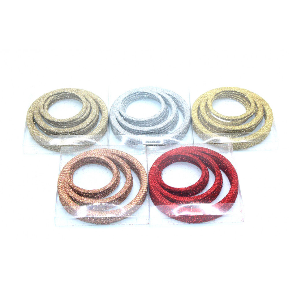 Ամանորի զարդ դեկոր փոքր 5հ-ոց 11սմ. օղեր