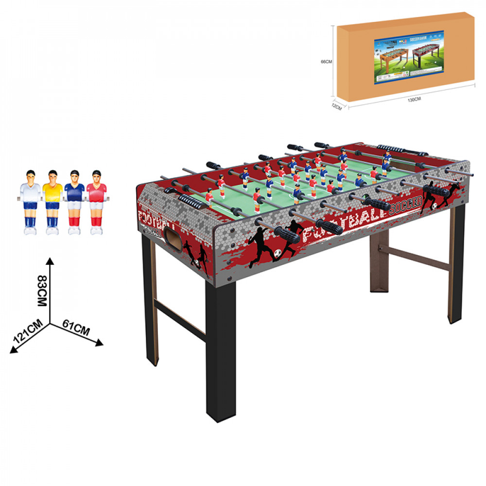 Խաղ ֆուտբոլի սեղան մեծ 121*83*61սմ բարձության, կողային ձողերով