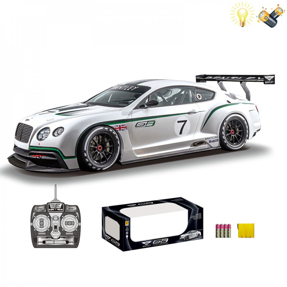 Մեքենա հեռակառավարմամբ Bentley GT3 Special Edition 1:14 մաշտաբի մոդել էլ-մարտկոցով