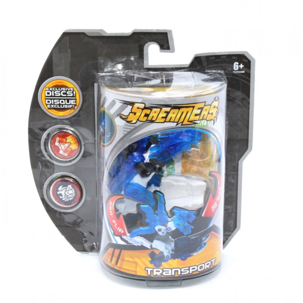 Խաղալիք մեքենա կերպարանափոխվող Screamers Transport իր 2հ-ոց ժետոնե ֆիշկայով