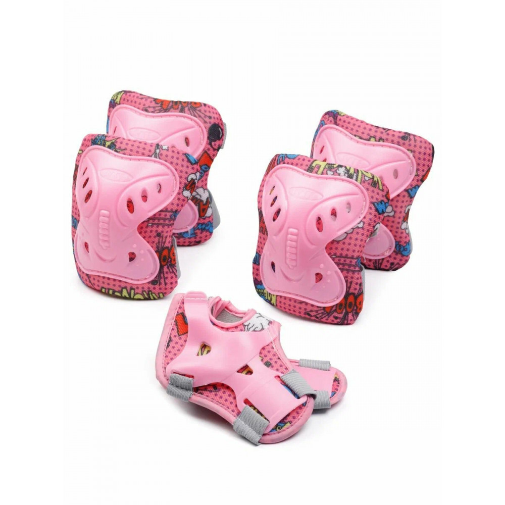 Մանկական անվաչմուշկի և սքեյթի պաշտպանիչ հավաքածու ձեռքի արմունգի և ոտքի, 5-գույն