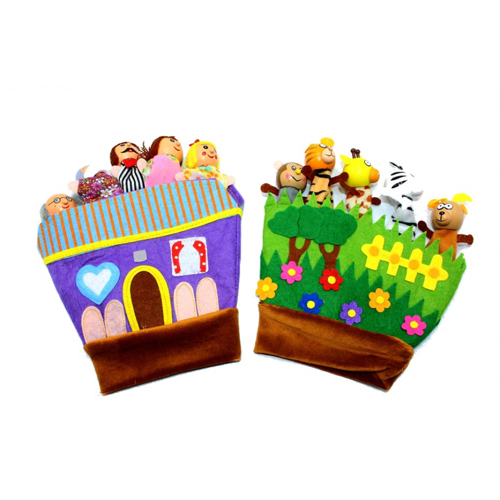 Թատրոն կենդանիներով և մարդուկներով ձեռքի մատներով խաղացվող XC-5