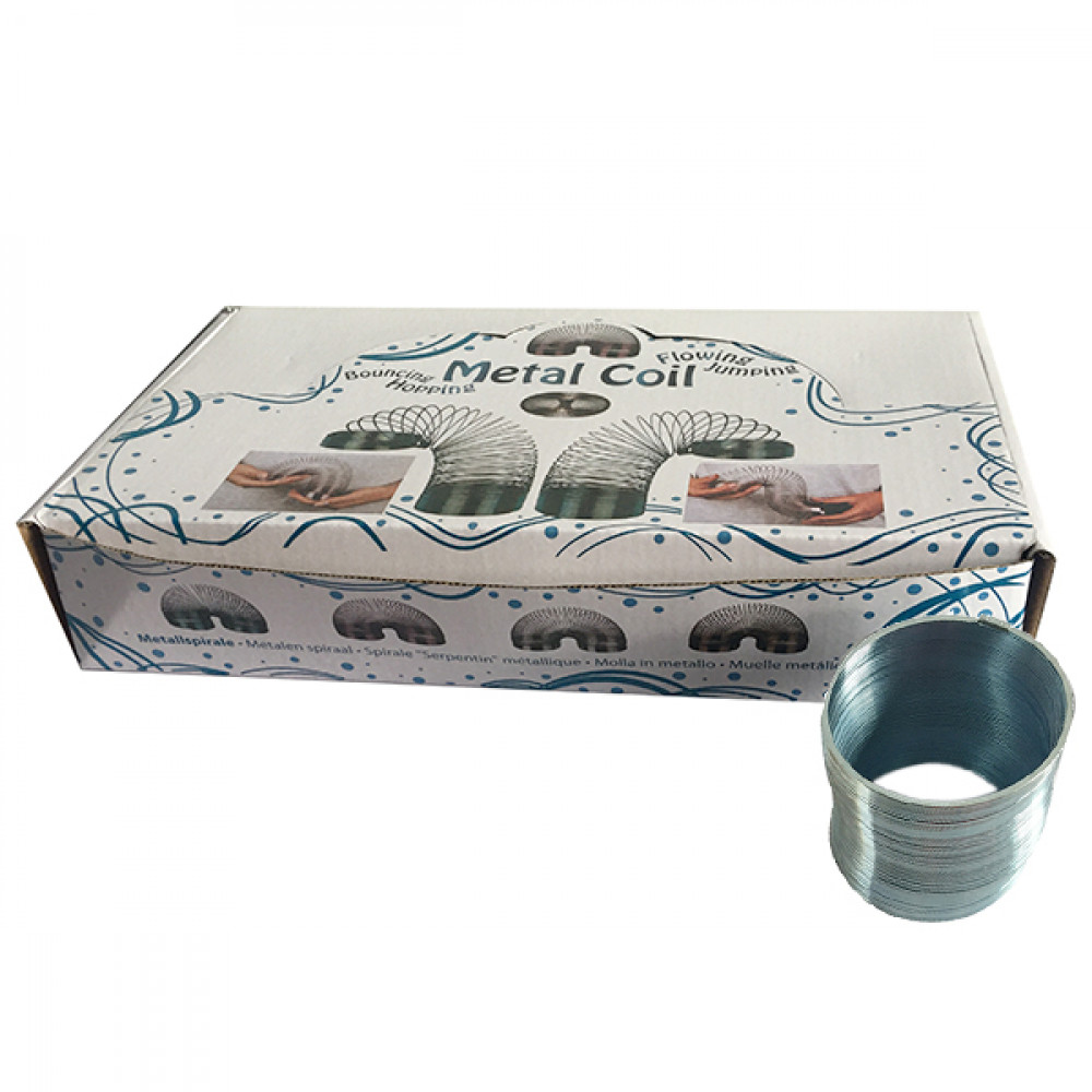 Խաղալիք մետաղական ծիածանաձև օղակներ կլոր 15հ-ոց տուփով