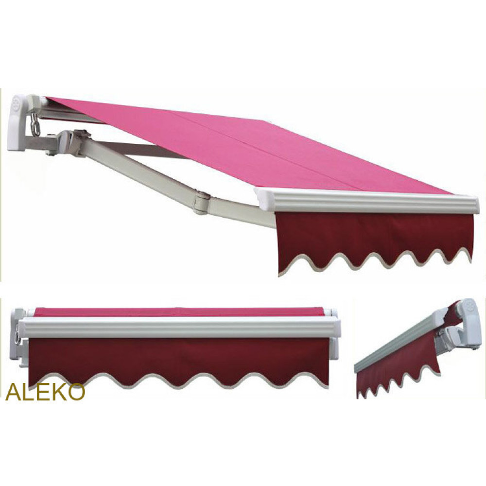 Արևապաշտպան հովհանոց պատին ամրացվող (Մարկիզա) 2,5մ*2մ բացվածքով