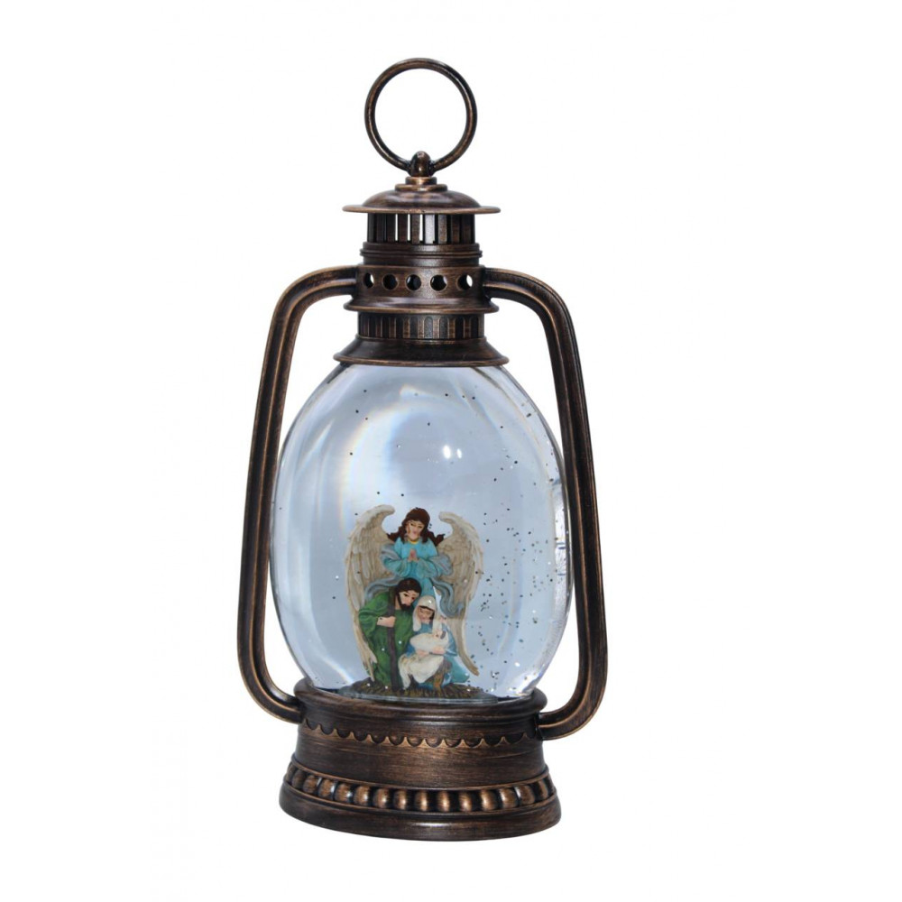 Սուրբ Ծննդյան հուշանվեր լապտեր էլ-սնուցմամբ USB + երաժշտությոն, ամանորյա զարդ