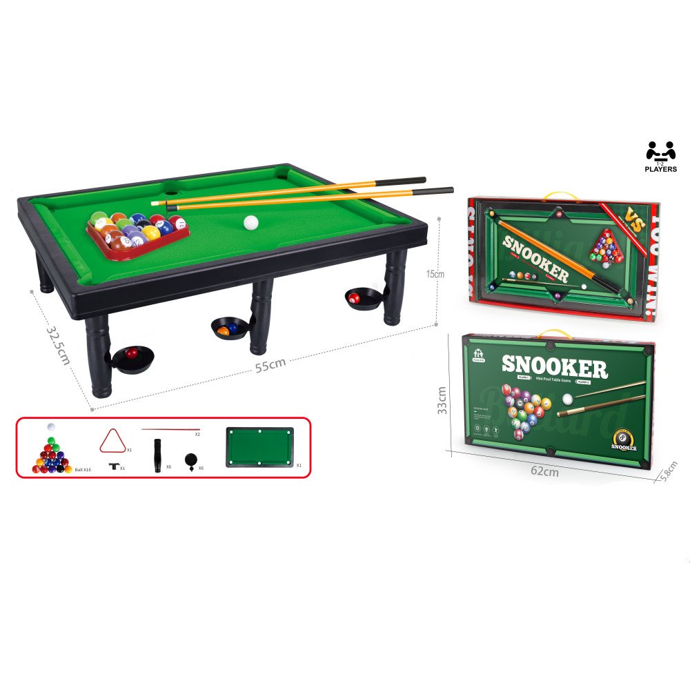 Խաղ բիլիարդ 55սմ-ոց իր հավաքածույով