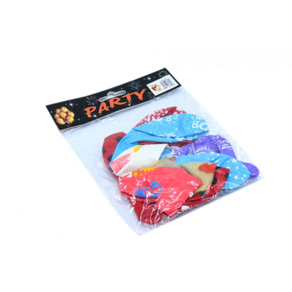 Փուչիկ 10հ-ոց փաթեթավորմամբ, տարբեր պատկերներով