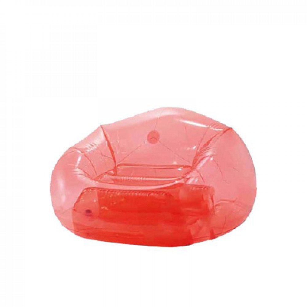 Փչովի աթոռ (վարդագույն թափանցիկ) INTEX - 137*127*74սմ