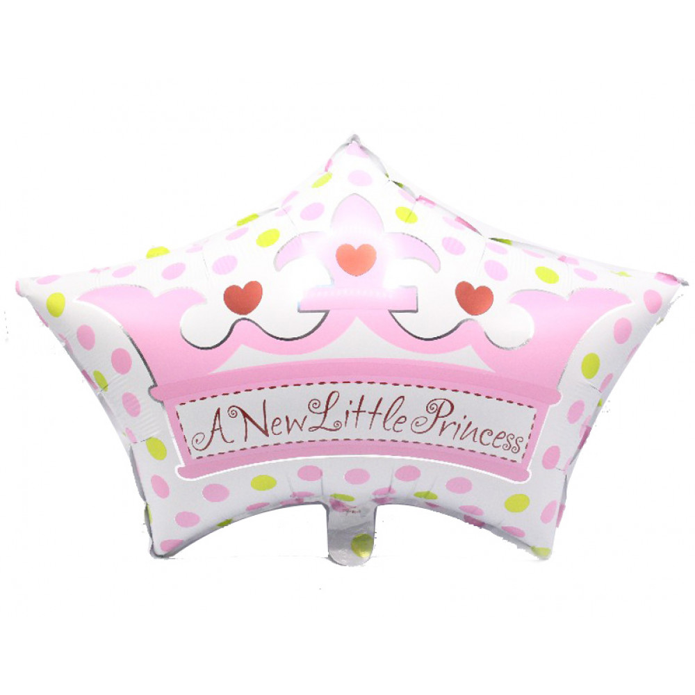 փուչիկ ֆոլգա 25հ-ոց A New Little Prince & Princes թագ 85*94սմ