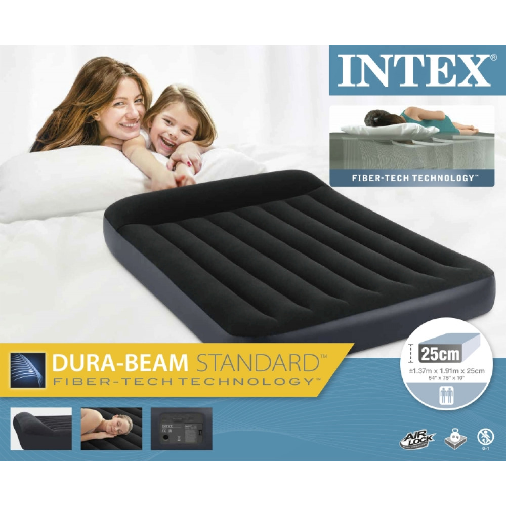 Փչովի մահճակալ INTEX -Pillow Rest Classic 137*191*25 см