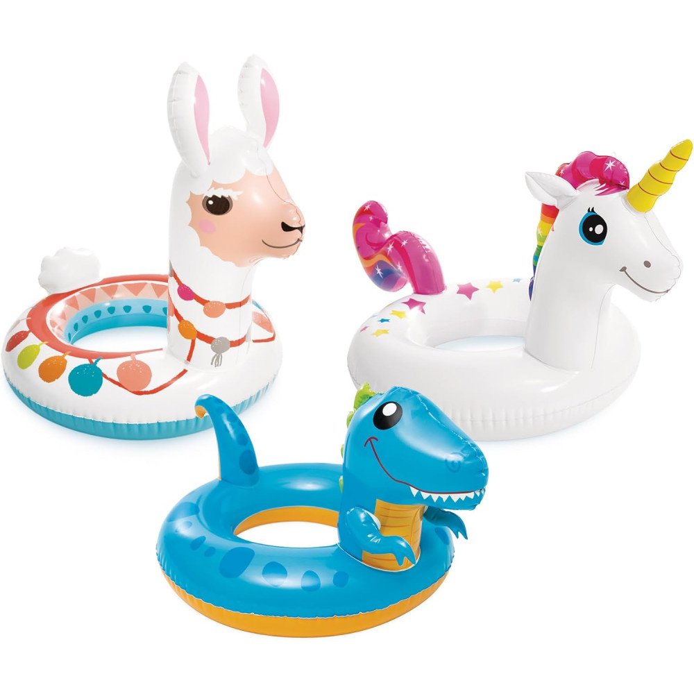 Մանկական փչովի օղակ Intex Llama, Dinosaur, Unicorn