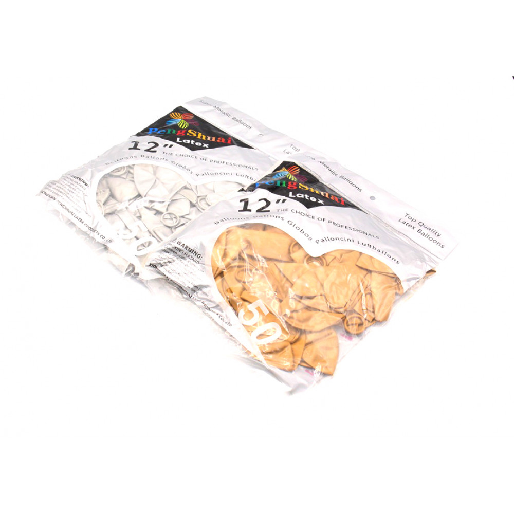 Փուչիկ 50հ-ոց (պեռլա) 12" միագույն