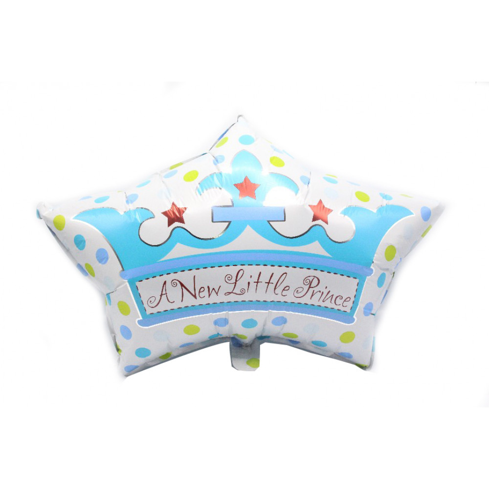 փուչիկ ֆոլգա 25հ-ոց A New Little Prince & Princes թագ 85*94սմ