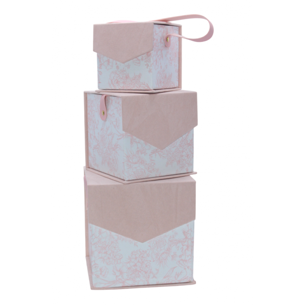 Նվերի տուփ պայուսակ 3հ-ոց, երկու գույնային երանգ