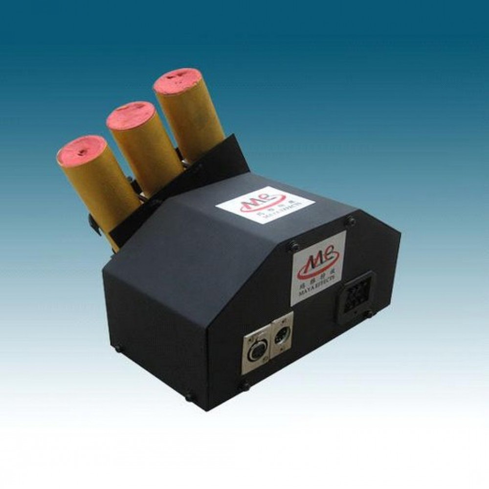 Սառը սայլուտի սարք 3տեղ-ոց պտտվող DMX MYF-D