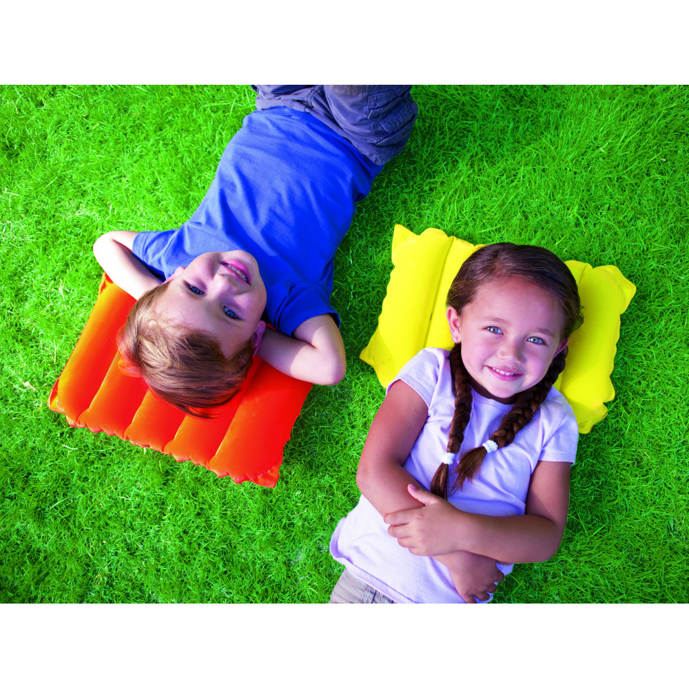 Փչովի բարձիկ Bestway 38cm x 24cm x 9cm Flocked Air Travel Pillow