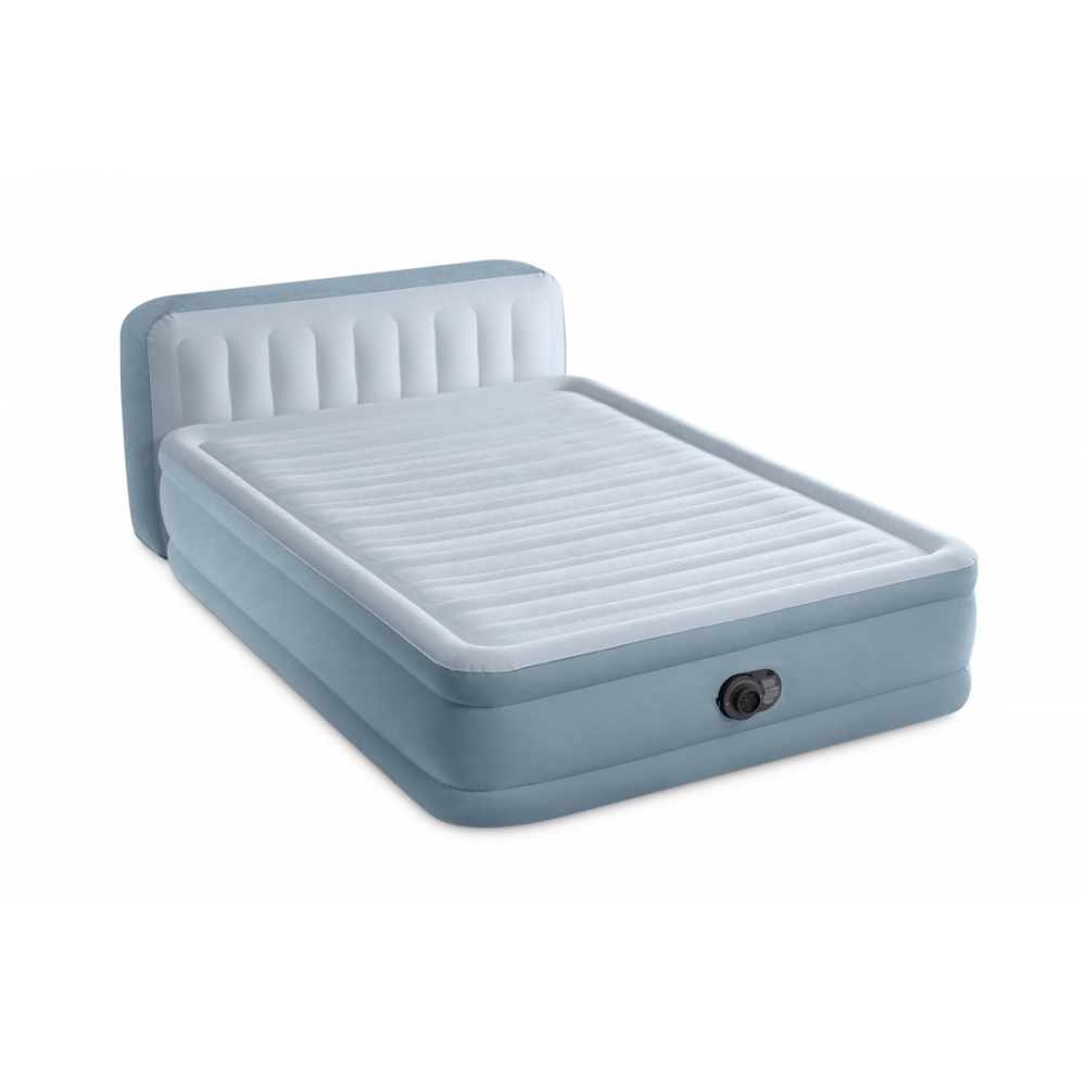 Փչովի մահճակալ 152x236x86սմ թիկնակով, ներկառուցված մեզ մոտ։ 220 Վ, մինչև 272 կգ