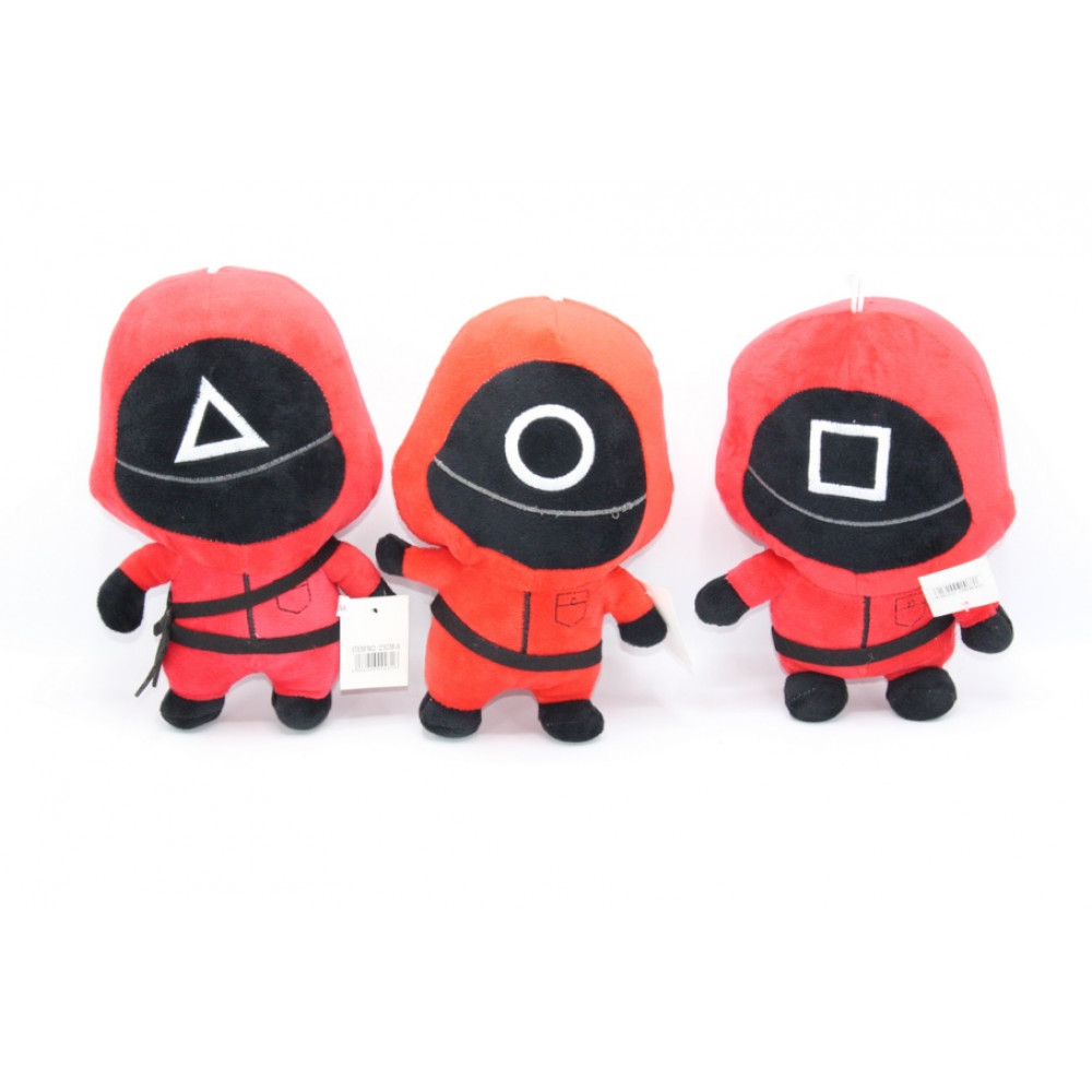 Փափուկ խաղալիք 23սմ-ոց Կաղամարի խաղը մուլտ հերոս մարդուկ 3ձև /23CM SOFT TOYS/ 23CM-A