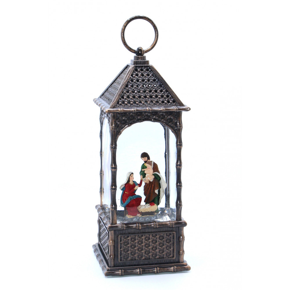 Ամանորյա հուշանվեր Սուրբ ծննդյան էլ-սնուցմամբ USB + երաժշտությոն