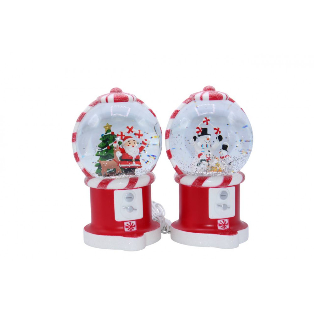 Սուրբ Ծննդյան հուշանվեր լապտեր էլ-սնուցմամբ USB + երաժշտությոն, ամանորյա զարդ